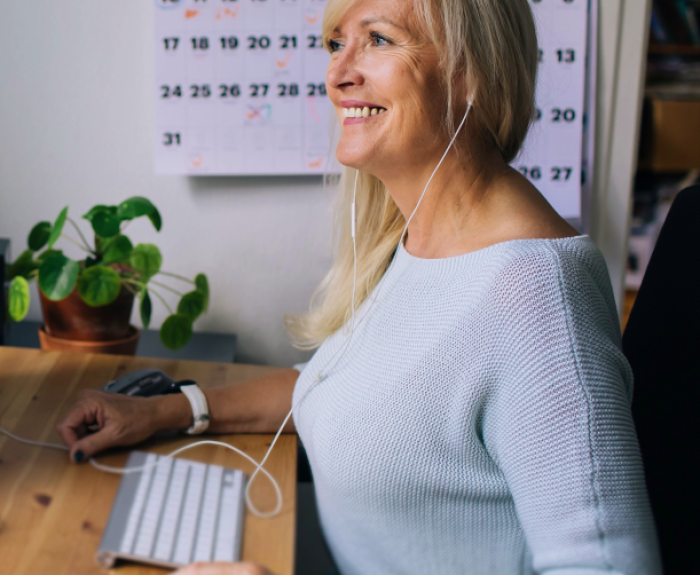 Lady Working